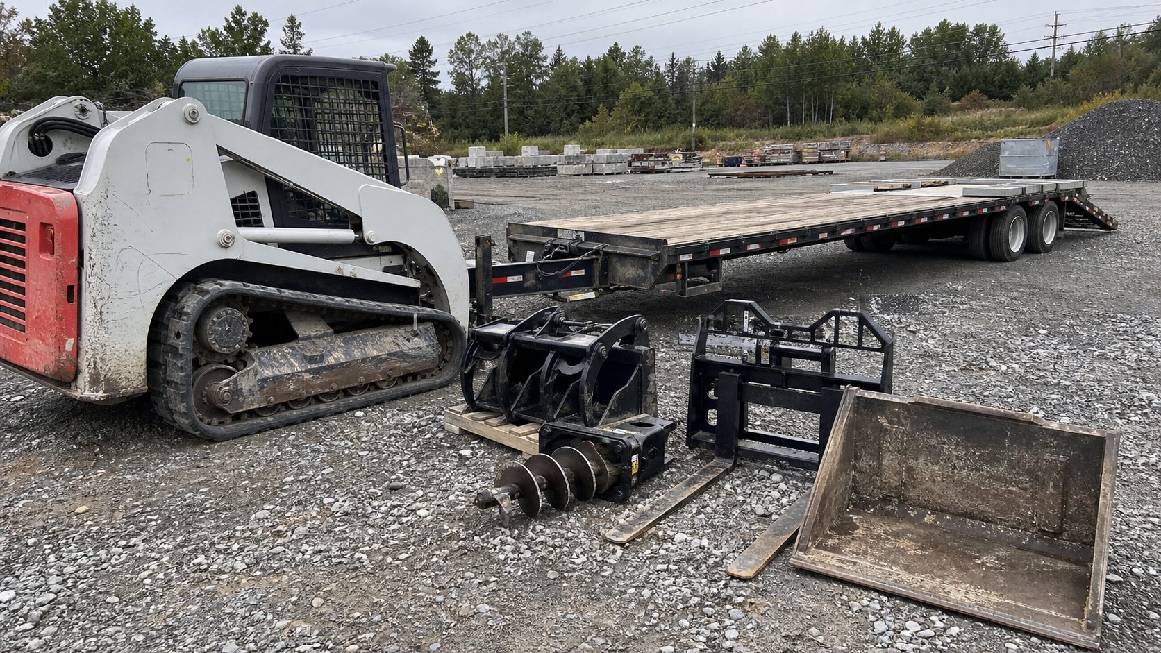 Two sites need to be ready for equipment hauling transport planning.
