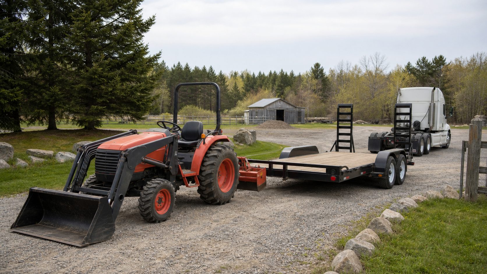 Compact does not mean detail-free for equipment hauling transport planning.