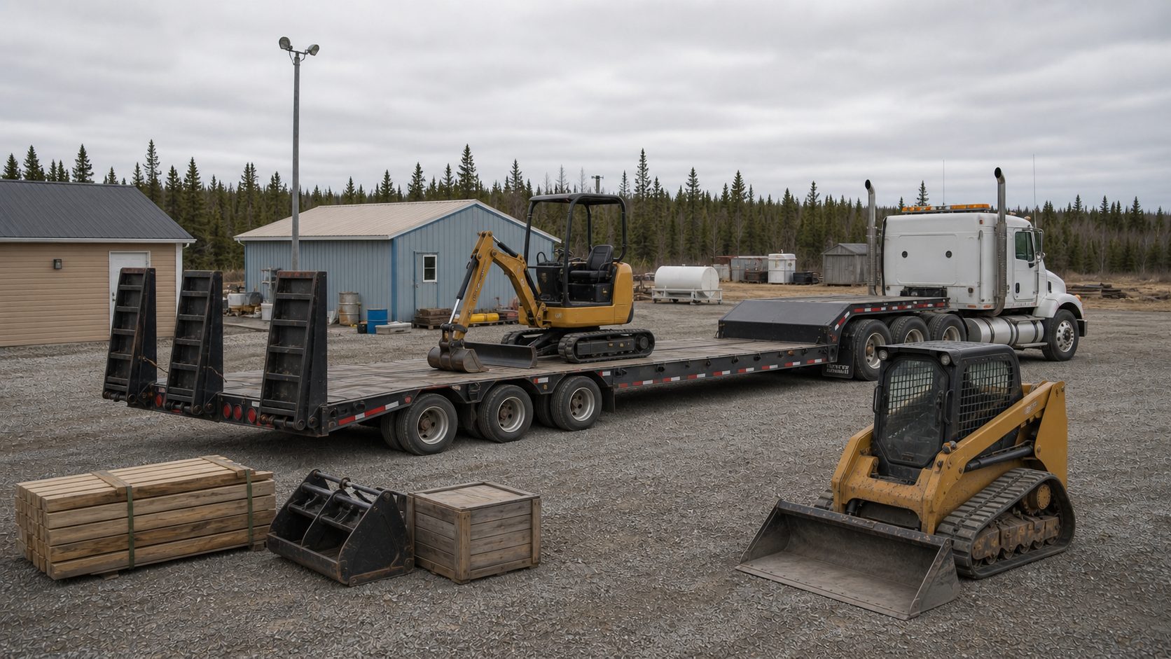 Remote community unloading and delivery planning for route and access planning transport planning.