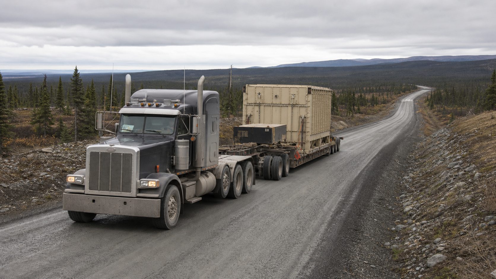 Remote route planning where the destination details shape the move for route and access planning transport planning.